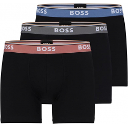 BOSS Logo Waistband Boxer Briefs 3-Pack | 50489606-973