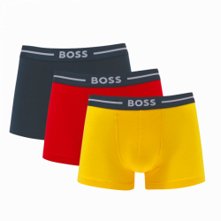 Chollo - BOSS Power Stretch Cotton Logo Stripe Trunks 3-Pack &vert; 50489612-968