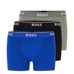 Chollo - BOSS Power Stretch Cotton Logo Trunks 3-Pack &vert; 50489612-977