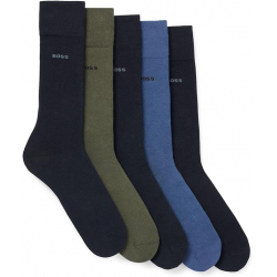 Chollo - BOSS Regular Length Cotton Blend Socks 5-Pack &vert; 50478221-966