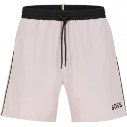 BOSS Starfish Contrast-Logo Swim Shorts | 50469302-680