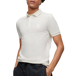 Chollo - BOSS Passenger Stretch-Cotton Slim-Fit Logo Patch Polo Shirt | 50472668_277