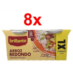 Chollo - Brillante Arroz Redondo Tradicional XL Pack 8x 2x 200g