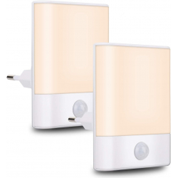 Chollo - Brisun Bri-20A Luz Nocturna con Sensor de Movimiento &lpar;Pack de 2&rpar;