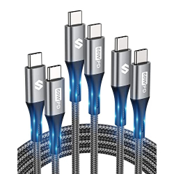 Chollo - Silkland GH-C31-US Cables USB-C (Pack de 3)