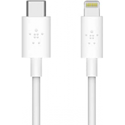 Chollo - Cable USB-C Belkin Boost Charge con conector Lightning 1,2 m - F8J239bt04-WHT
