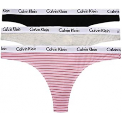 Calvin Klein Carousel Pack de 3 Tangas Mujer