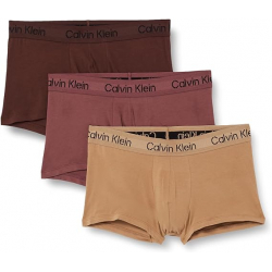 Chollo - Calvin Klein Cotton Stretch Low-Rise Trunks 3-Pack | 000NB3705AGN1
