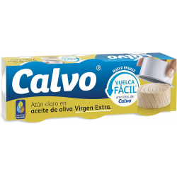 Chollo - Calvo Atún Claro en Aceite de Oliva Virgen Extra Lata 65g (Pack de 3)
