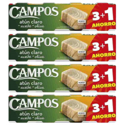 Chollo - Campos Atún Claro en Aceite de Oliva 80g (Pack 16)