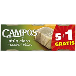Chollo - Campos Atún claro en aceite de oliva Pack 6x 80g