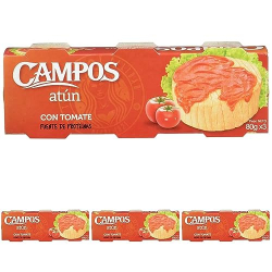 Chollo - Campos Atún con Tomate Lata 80g (Pack de 12)