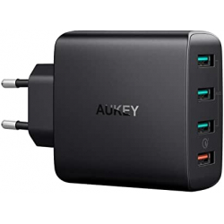 Chollo - Cargador USB de Pared Aukey 4 Puertos QC3&period;0