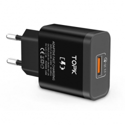Chollo - Cargador USB TOPK 18W Quick Charge 3.0
