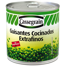 Cassegrain Guisantes Cocinados Extrafinos 400g