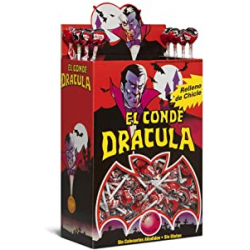 Chollo - Cerdán El Conde Dracula Caramelo con Palo (Caja 230 unidades)