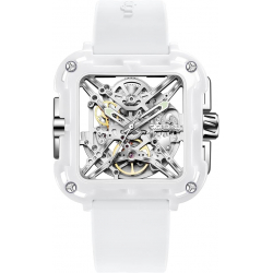 Chollo - CIGA Design X012 X-Series Ceramic Mechanical Skeleton Wristwatch | X012-WS02-W5WH