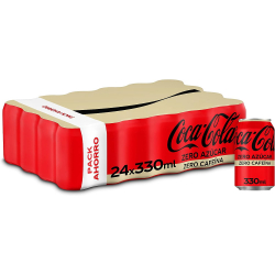 Chollo - Coca-Cola Zero Azúcar Zero Cafeína Lata 33cl (Pack de 24)