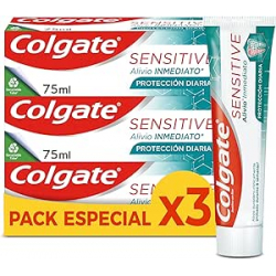 Colgate Sensitive Alivio Inmediato Protección Diaria 75ml (Pack de 3)