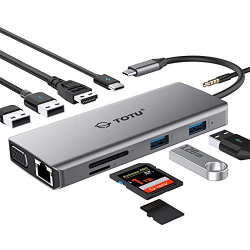 Chollo - TOTU ‎TT-HB002D Hub USB-C 11 en 1