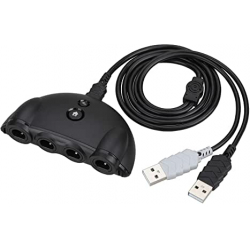 Chollo - Controlador Adaptador Zacro Gamecube para Mandos Switch &sol; Wii U &sol; PC