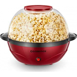 Cozeemax Popcorn Popper Palomitero y Parrilla eléctrica 5L 800W