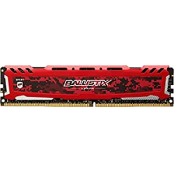 Chollo - Crucial Ballistix Sport LT Red DDR4 16GB 2400Mhz CL16 Dual Rank