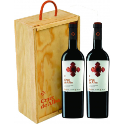 Chollo - Cruz de Alba Tinto Crianza 75cl &lpar;Estuche de Madera con 2 Botellas&rpar;
