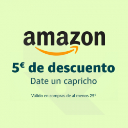 Cupón Amazon -5€ (solo para cuentas seleccionadas)