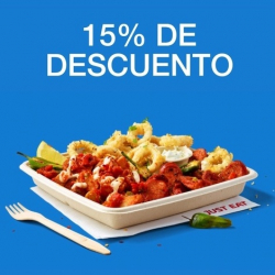 Chollo - Cupón Just Eat -15%  (1 solo uso)