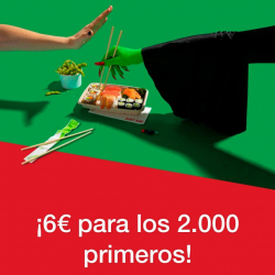 Chollo - C&oacute;digo Just Eat &lpar;-6&euro;&rpar;