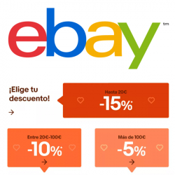 Chollo - Cup&oacute;n para eBay &lpar;hasta -15&percnt;&rpar;