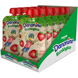 Chollo - Danonino Pouch Ecológico Fresa Manzana Y Plátano Pack 12x 90g | 160878