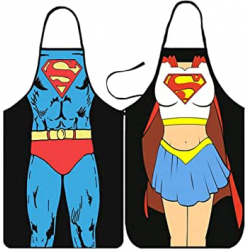 Chollo - Delantales Superman y Mujer Maravilla DXDXDXD Pack