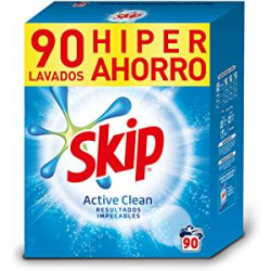 Detergente en Polvo Skip Active Clean (90 lavados)