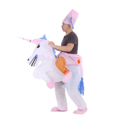 Chollo - Disfraz inflable de unicornio Anself