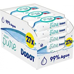 Chollo - Dodot Aqua Pure Toallitas Pack 27x 48uds
