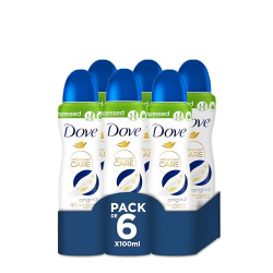 Chollo - Dove Advanced Care Original  Desodorante Spray 100ml &lpar;Pack de 6&rpar;