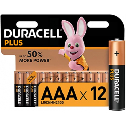Chollo - Duracell Plus AAA Pilas alcalinas  LR03 MN2400 Bl&iacute;ster 12 uds