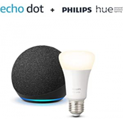 Chollo - Echo Dot (4.ª generación) + Philips Hue Bombilla LED Inteligente