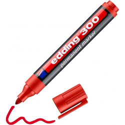 Chollo - edding 300 permanent marker Rojo | 4-300002