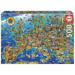 Educa Mapa de Europa Puzzle 500 piezas | 17962