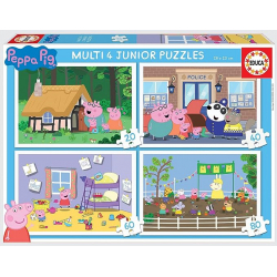 Chollo - Educa Peppa Pig Multi 4 Junior Puzzles 20/40/60/80 piezas | 18645