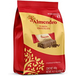 Chollo - El Almendro Porciones de Turrón de Chocolate Crujiente 400g