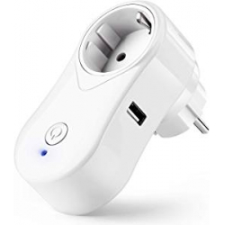Chollo - Enchufe WiFi Inteligente con Puerto USB Simbr compatible con Alexa