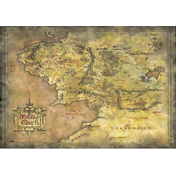 Chollo - Grupo Erik The Lord Of The Rings Vade Escolar Mapa de La Tierra Media | TSEH382