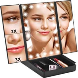 Espejo de maquillaje LED Trustlife 1x 2x 3x