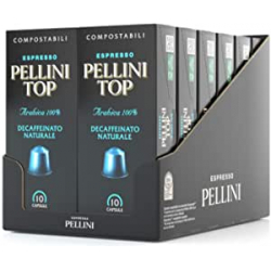 Chollo - Pellini Top Decaffeinato Naturale Pack 12x 10 cápsulas para Nespresso