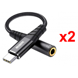 Chollo - ESR Adaptador USB-C a 3.5 mm (Pack de 2)
