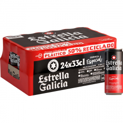 Estrella Galicia Especial 33cl (Pack de 24 latas)
